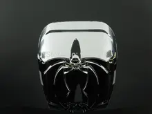 Chrome Motorcycle Spider Rear Taillight Cover for Harley Dyna Electra Glide Road King FLHR