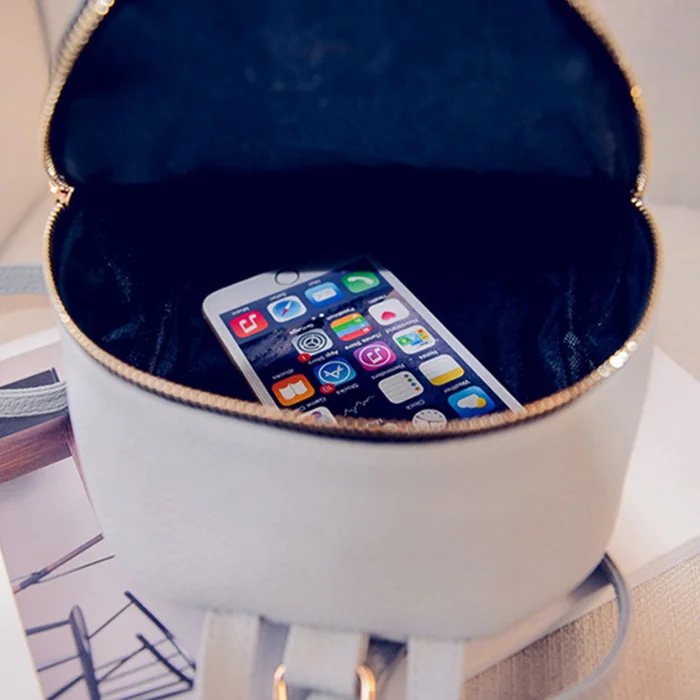 

Fashion Women Mini Backpack PU Leather College Shoulder Satchel School Rucksack Ladies Girls Casual Travel Bag MSJ99