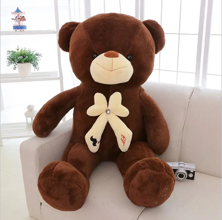 120CM Giant Teddy Bear Doll Plush Toys Gifts Stuffed Plush Animal Huge Stuffed Bear Toys For Kids Gift Kawaii Juguetes Baby Toys