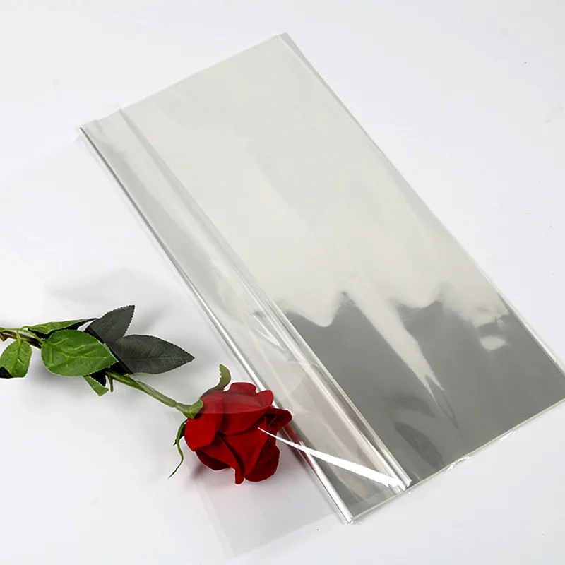 50piece Clear Cellophane Roll Packing Cello Plastic Film Paper Candy Cake Cookie Packaging And