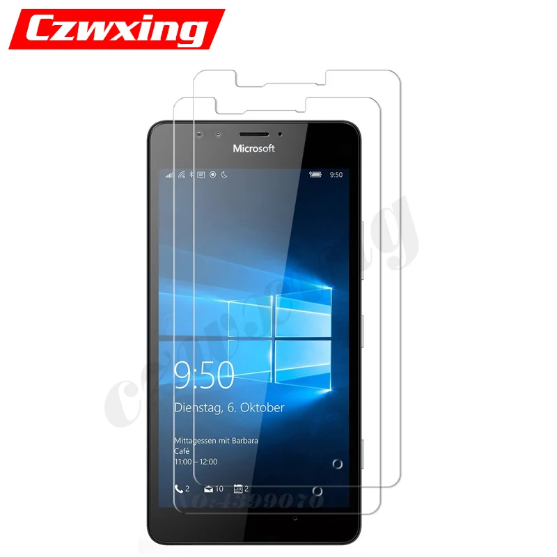 Защитное стекло для Nokia Lumia 950 закаленное Microsoft 950XL две Sim-карты XL пленка 2.5D |
