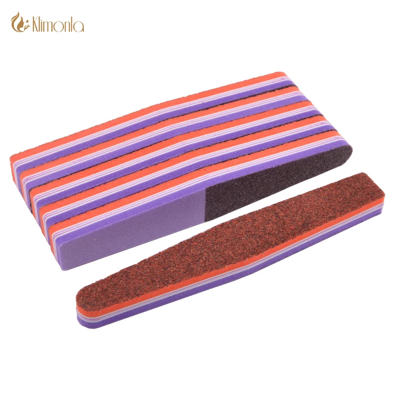 

5pcs/lot Nail Sanding Sponge File Professional Sandpaper Nail Buffer Blocks Three Sides Manicure Pedicure Accessories Tools