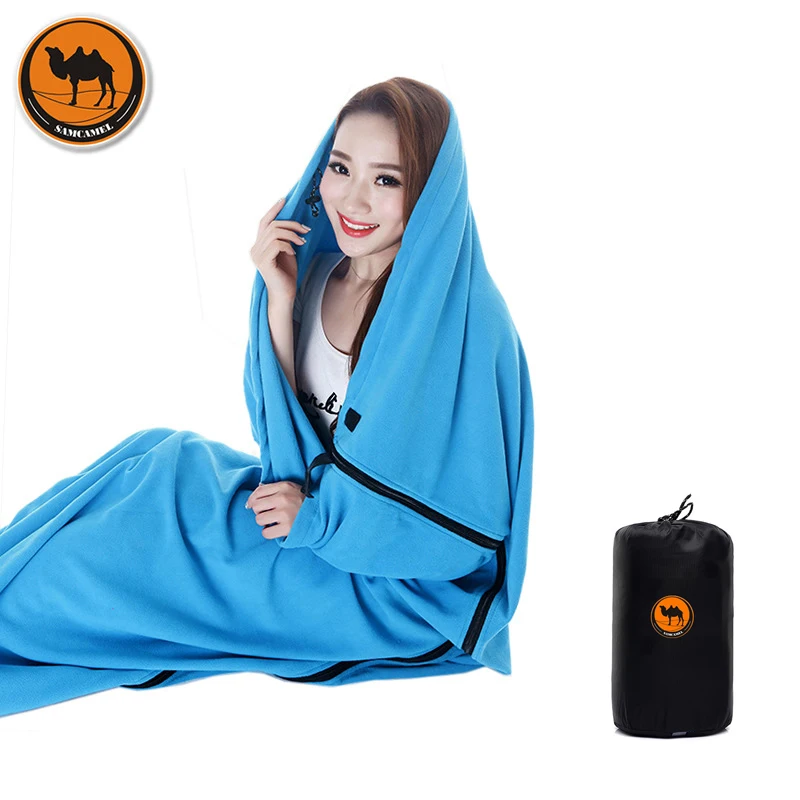 

Outdoor Camping Multifunctional Sleeping Bag Warm Polar Fleece Hangout lazy lay laybag BedCouch Lounger Saco de dormir