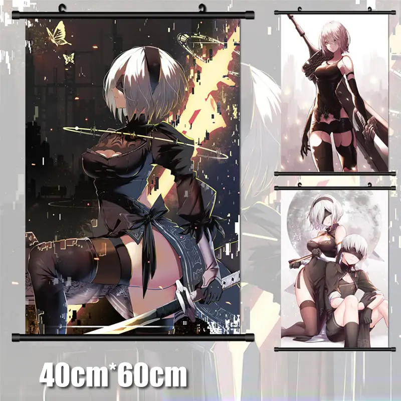 Классическая игра ролевые плакаты NieR:Automata YoRHa № 2 Тип B холст высокой четкости