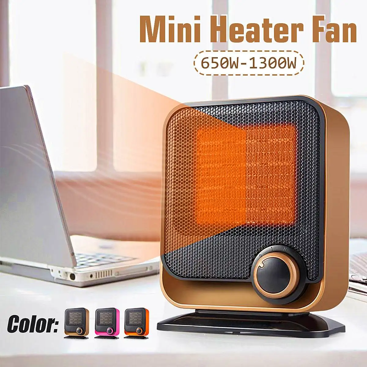 

Household Office Mini Heater Energy Saving Bathroom Over Temperature Protect Energy-saving Electric Heater Silent Roasting Stove