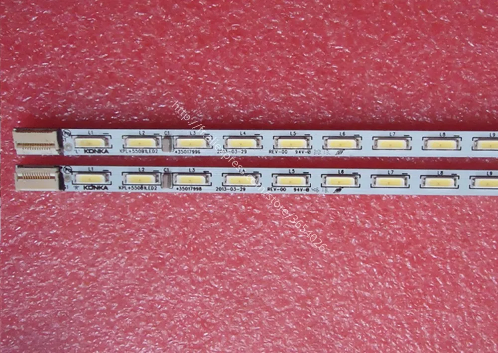 Для Конка LED55M5580AF подсветка KPL + 550B1LED2 35018085 35018012 35017996 35018013 35018014 1 шт = 56LED 613 мм 1 компл. = L + R 2 шт