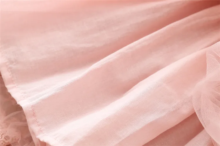 Fanfiluca Baby Girl Clothes Sleeveless Summer Mesh Kids Dresses For Girls Pink Princess Dress Baby Girls Lace Tutu Dress Fashion15