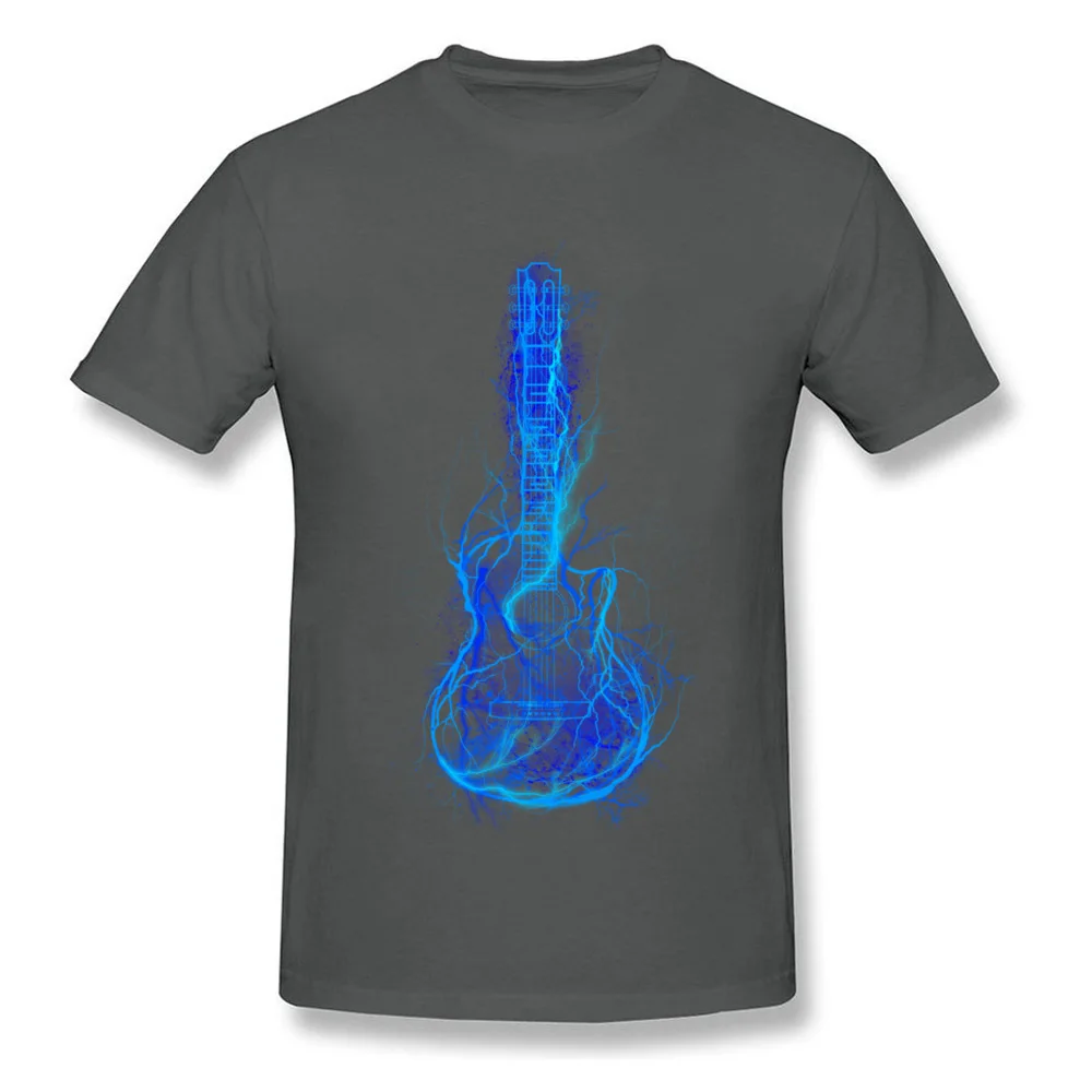 Electric Guitar Men T Shirts Brand New 3D Printed Tops T Shirt Summer Autumn 100% Cotton Fabric Crew Neck Tee Shirt Short Sleeve Electric Guitar carbon