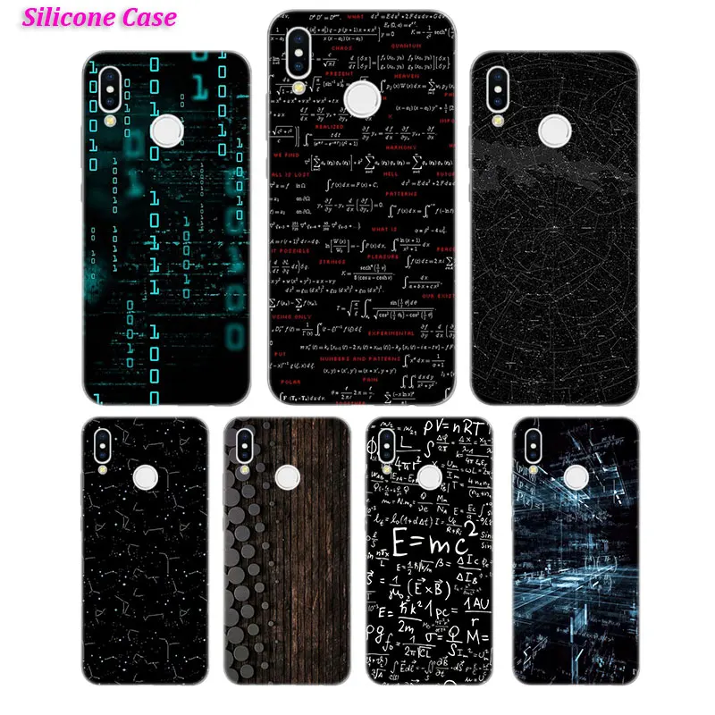 

Silicone Case Mathematical and Physics for Huawei P Smart 2019 Plus P30 P20 P10 P9 P8 Lite Mate 20 10 Pro Lite Nova 3i Cover