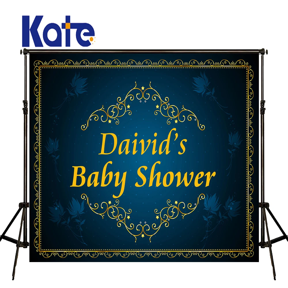 KATE Backdrop Blue Baby Shower Backdrop Newborn Custom Photography