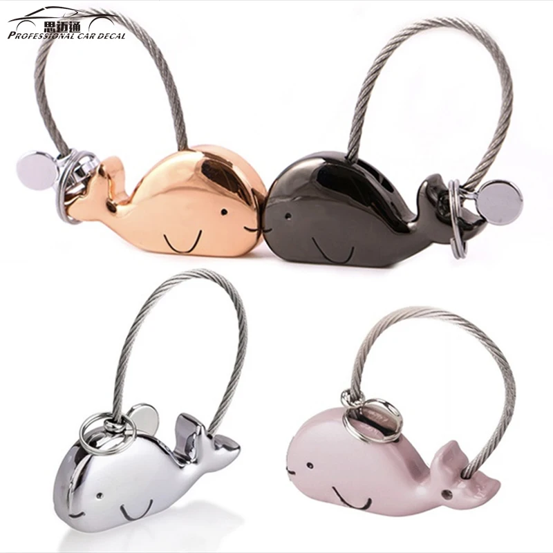Любители Симпатичные littles КИТ кольцо для ключей Авто пара keychians кулон подарок ford