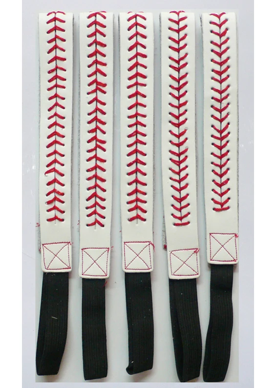Софтбол Бейсбол кожаные головные повязки со швами Суперкубок НФЛ быстрый шаг повязки для волос повязка на голову резинка для волос