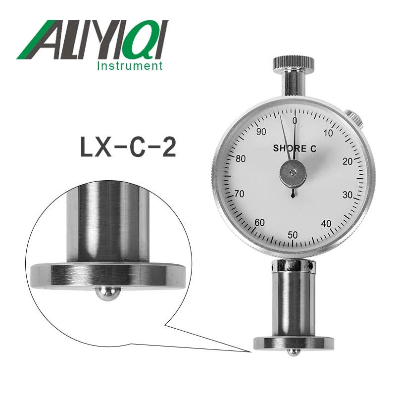 Бесплатная доставка LX C 2 берега Измеритель Твердости|shore hardness tester|hardness testershore