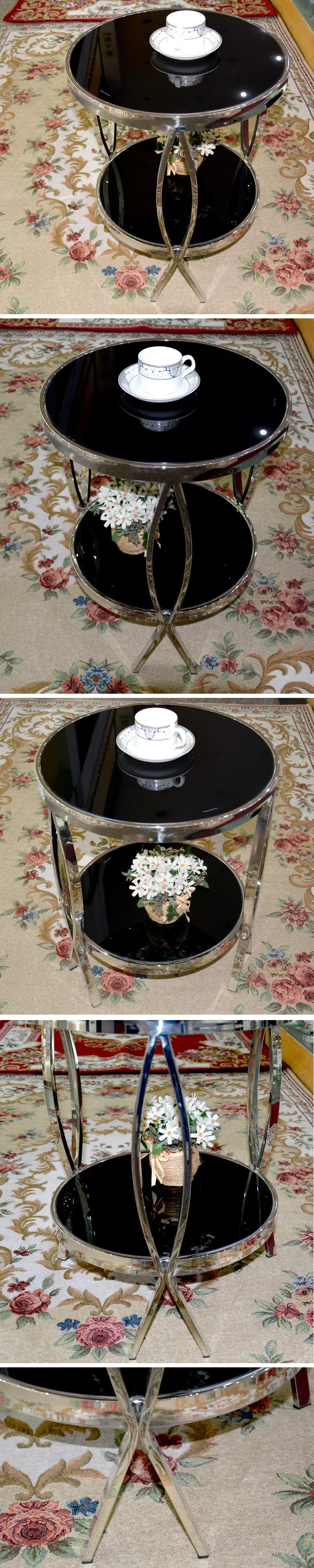 Cheap Small tea table . bending glass table 18