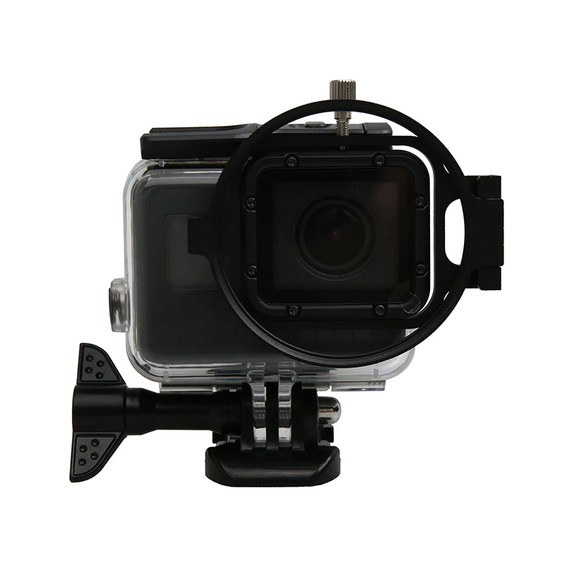 Gopro GoPro 58 мм+ 16 раз увеличитель colизолированный HD бленбленбленсъсъсъсъсъсъсъсъсъфильфильфильфильфильфильфильфильтрующее кольцо для макросъемки объектива, чехол с сумкой для экшн-камер Gopro HERO 7 6 5