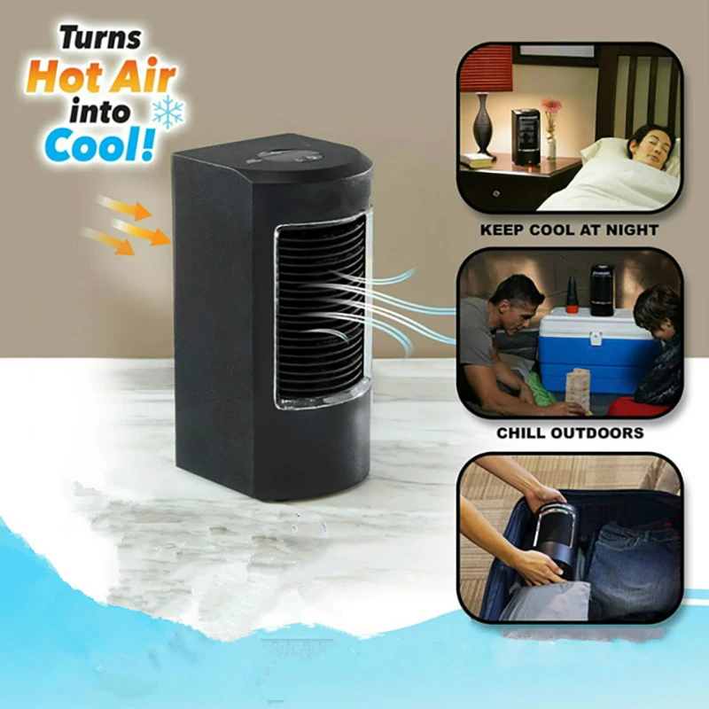 Personal Space Air Cooler Portable Mini Aire Acondicionado Hogar y cocina Ventiladores de torre Air Cooler New Aire