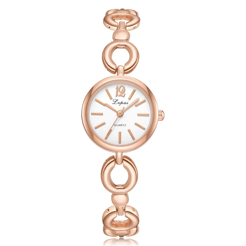 Бизнес женские часы случай сплава простые часы для Для женщин ежедневно Водонепроницаемый Круглый циферблат Кварцевые часы relojes mujer 2018