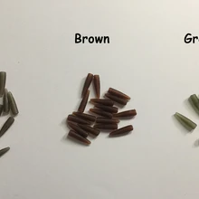 1000 x крошечные рукава/противозапутывающие рукава для ловли карпа-14 мм Длина рукава крючка-клеммы для ловли карпа