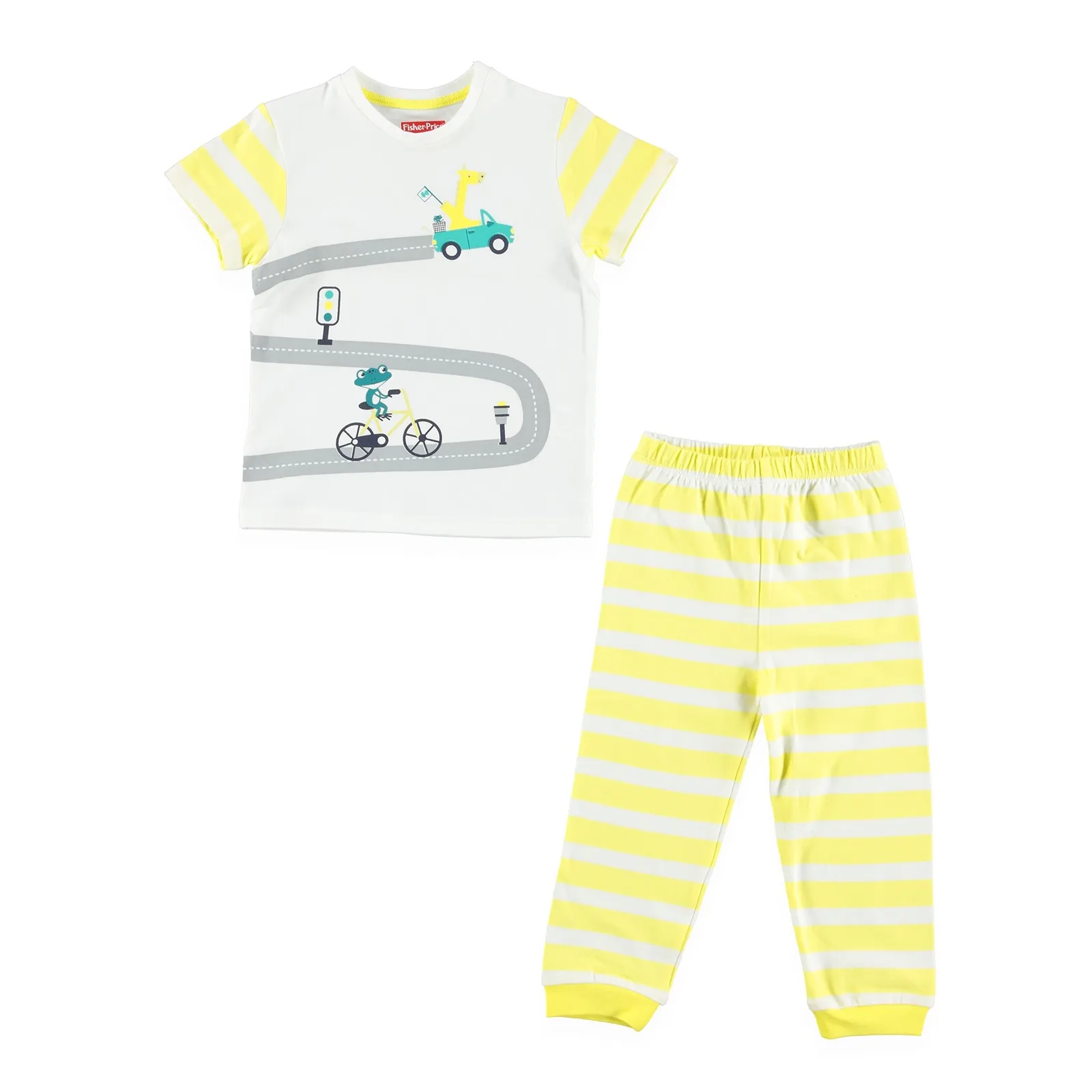 Ebebek Fisher Price/Летний пижамный комплект для маленьких мальчиков Let's Go| |