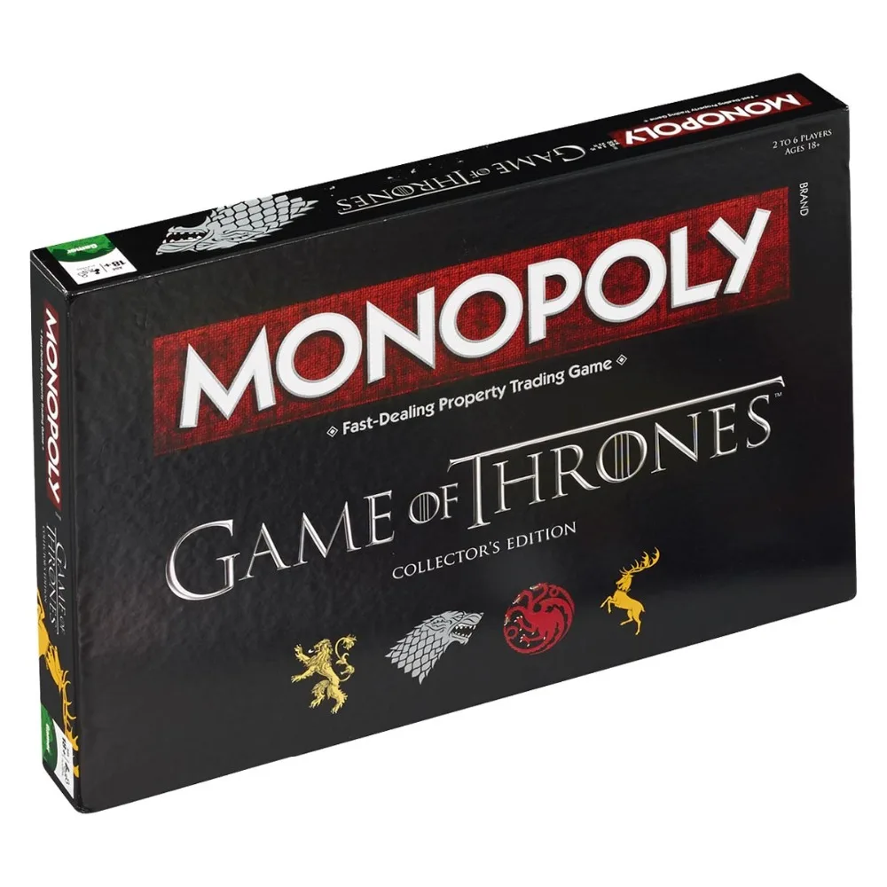 

Monopolys Game of Thrones Party Family Interactive Board Game Puzzle Toys For Adults Juegos de mesa Monopolying Catan Hot Sale
