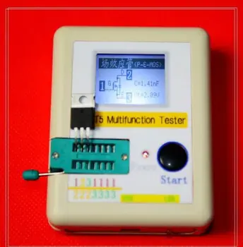 

Transistor Tester Diode Triode Capacitance ESR Meter Mos CASE Li-ion battery