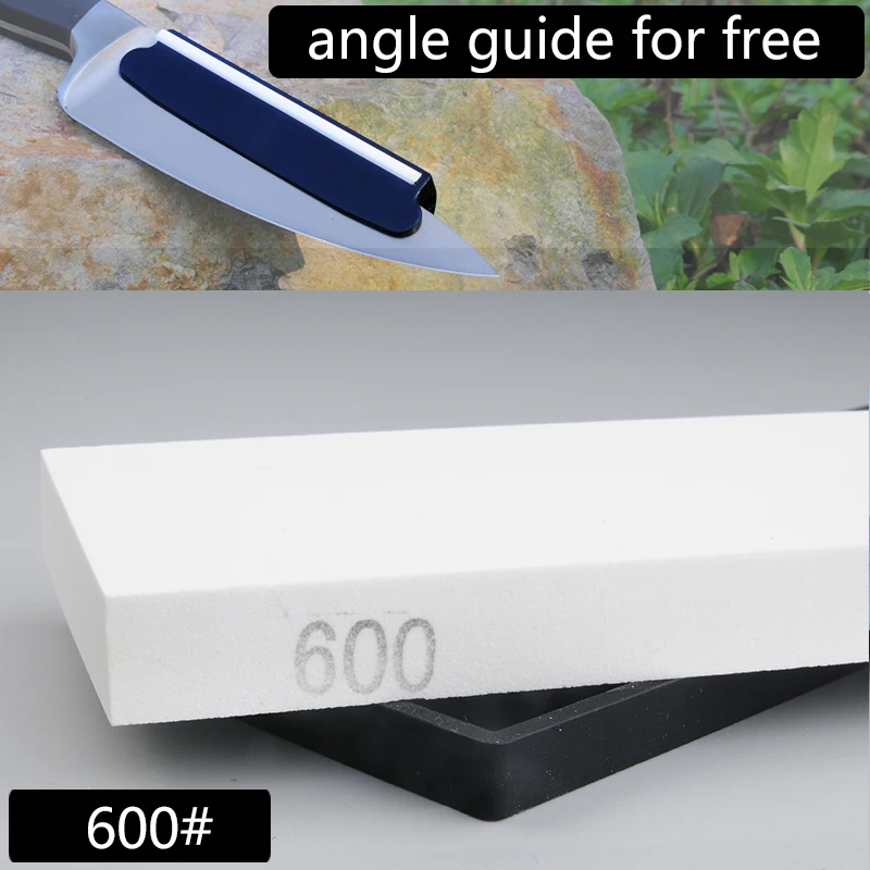 

1PCS 600# whetstone professional knife sharpener sharpening for a knife stone kitchen tools oilstone honing angle guide for free