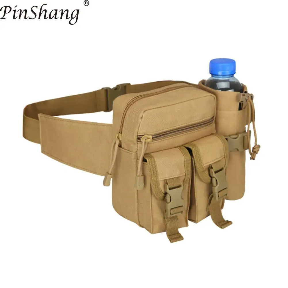 PinShang الرجال الخصر حقيبة التكتيكية الخصر حزمة الحقيبة مع المياه زجاجة حامل للماء 800D النايلون حزام بوم حقيبة الخصر حقيبة الرجال ZK40 PinShang الرجال الخصر حقيبة التكتيكية الخصر حزمة الحقيبة مع المياه زجاجة حامل للماء 800D النايلون حزام بوم حقيبة الخصر حقيبة الرجال ZK40