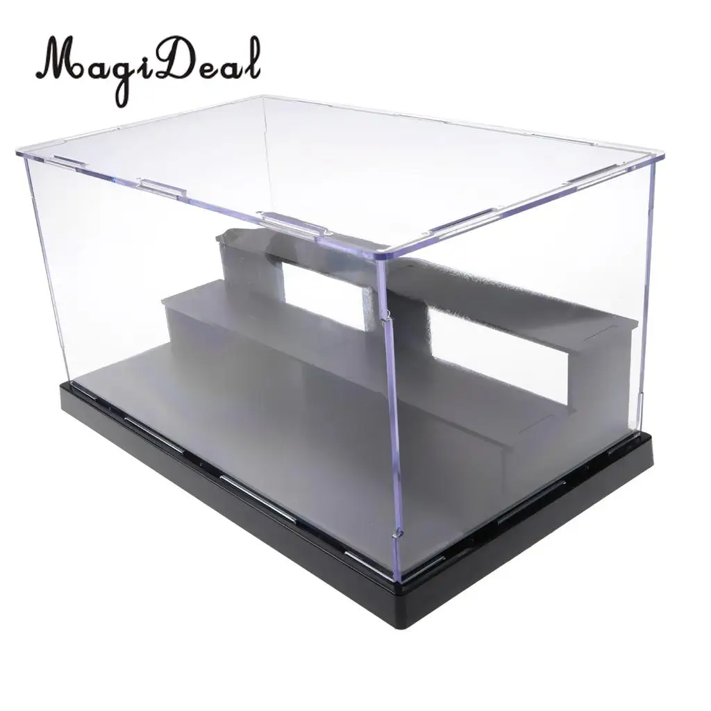 Acrylic Model Display Case Dustproof Protection Three-tier Box for Action Figures Product Samples Home Decor