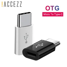 ACCEZZ Mini USB адаптер типа OTG C к Micro USB для samsung Galaxy S8 тип-c конвертер для One Plus 5 для LG G5 G6 Xiaomi Mi5 6