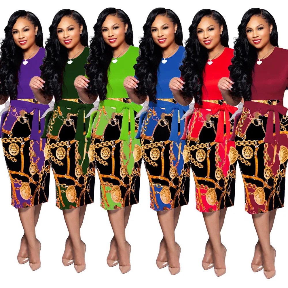 

2019 African Women Clothing Dashiki new printed nightclub style one-piece dress