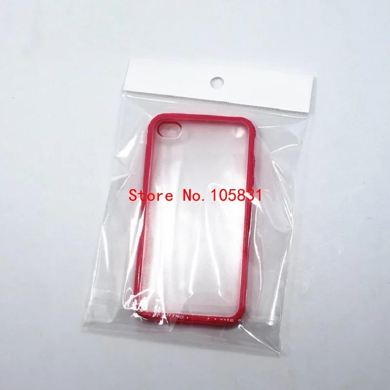 Us 15 0 500x Custom Clear Self Adhesive Seal Plastic Bags Opp Poly Bag Retail Packaging Transpa Flat Style Package W Hanging Hole In Storage