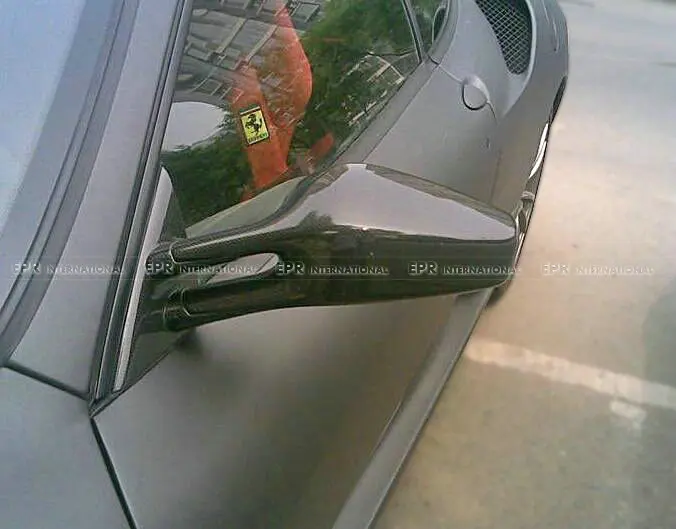 Автомобиль-Стайлинг для Ferrari F430 Scuderia Стиль углерода Волокно зеркало Рамки с База