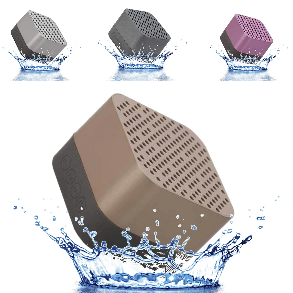 Беспроводной bluetooth-динамик со встроенной литиевой батареей портативный мини Водонепроницаемый бас стерео звук музыкальный динамик со слотом для карт