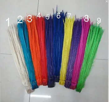 

100pcs 50-55cm Natural Pheasant Feather Fly Tying Sale Colourful Pheasant Feathers For Decoration Wedding Christmas Home Crafts
