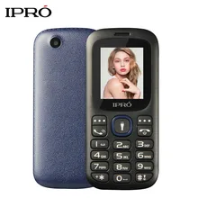 Ipro I3185 открыл мобильный телефон SC6531DA 1.77 дюймов английский/испанский/португальский GSM Dual SIM мобильный телефон для пожилых людей Для людей пожилого возраста
