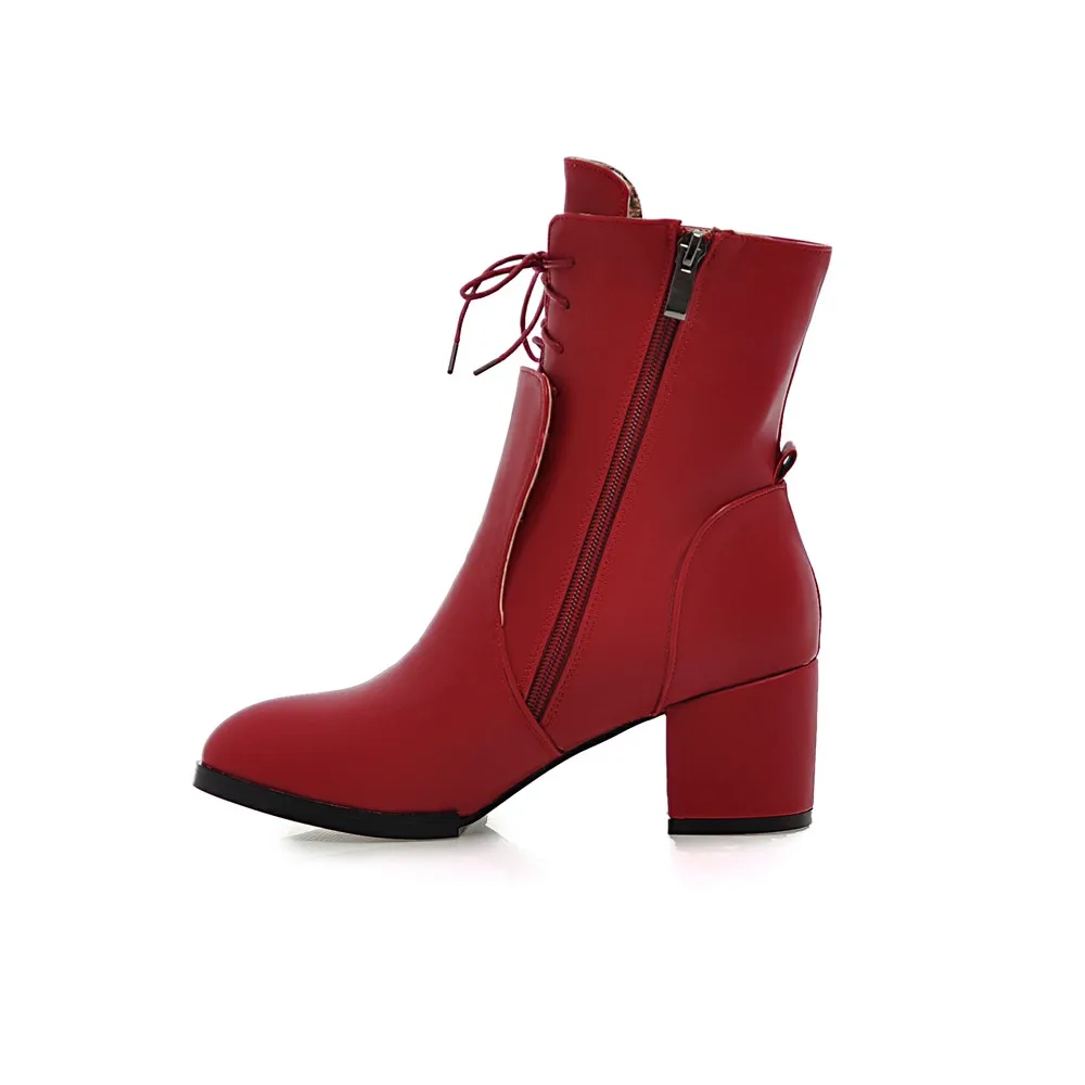 

LDHZXC 2019 Fashion Women Boots Square Heel Platforms Zapatos Mujer PU Leather Thigh High Pump Boots Motorcycle Shoes Hot Sale