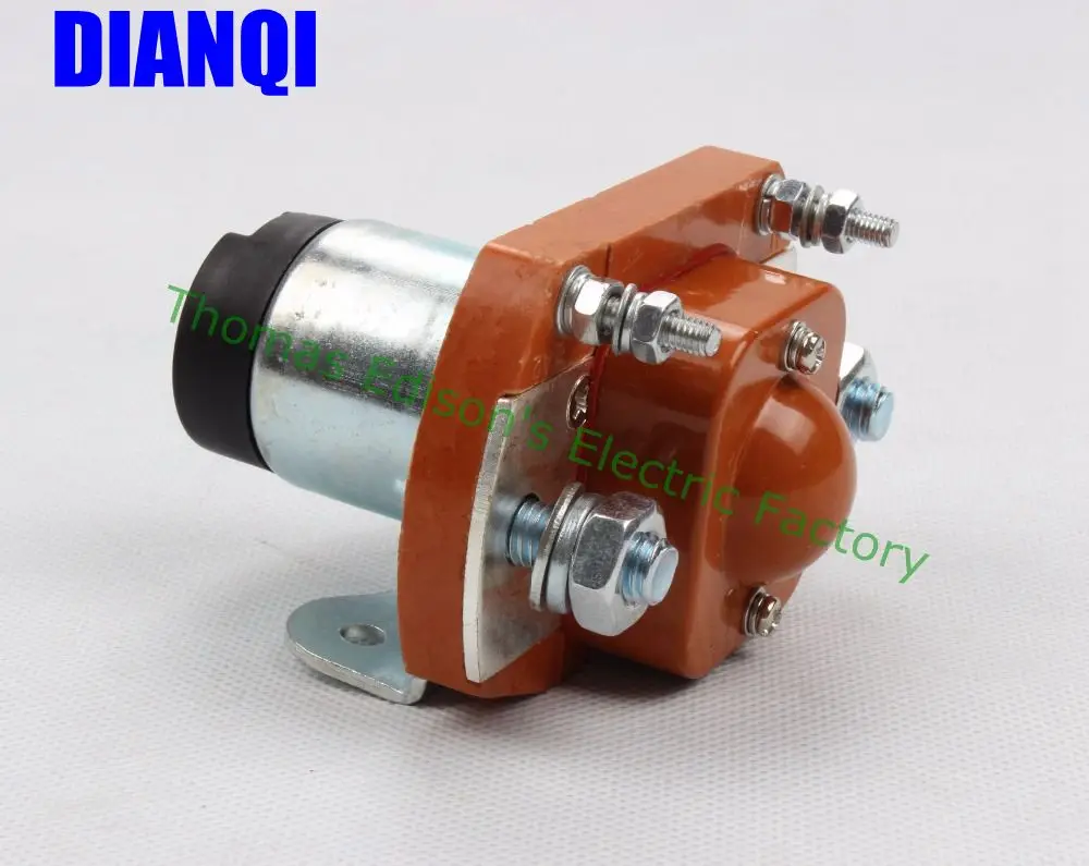 

ZJ200A normally open style Coil Voltage 48V 200A DC Contactor for motor forklift electromobile grab wehicle car winch