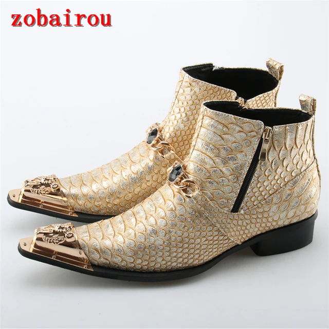men's wedding dress boots