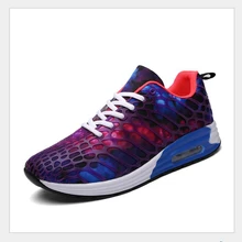 

2018 Autumn New Breathable Student Fashion Couple Shoes Korean Version Of Tide Air Cushion Camo Mesh Casual Men's Sneakers