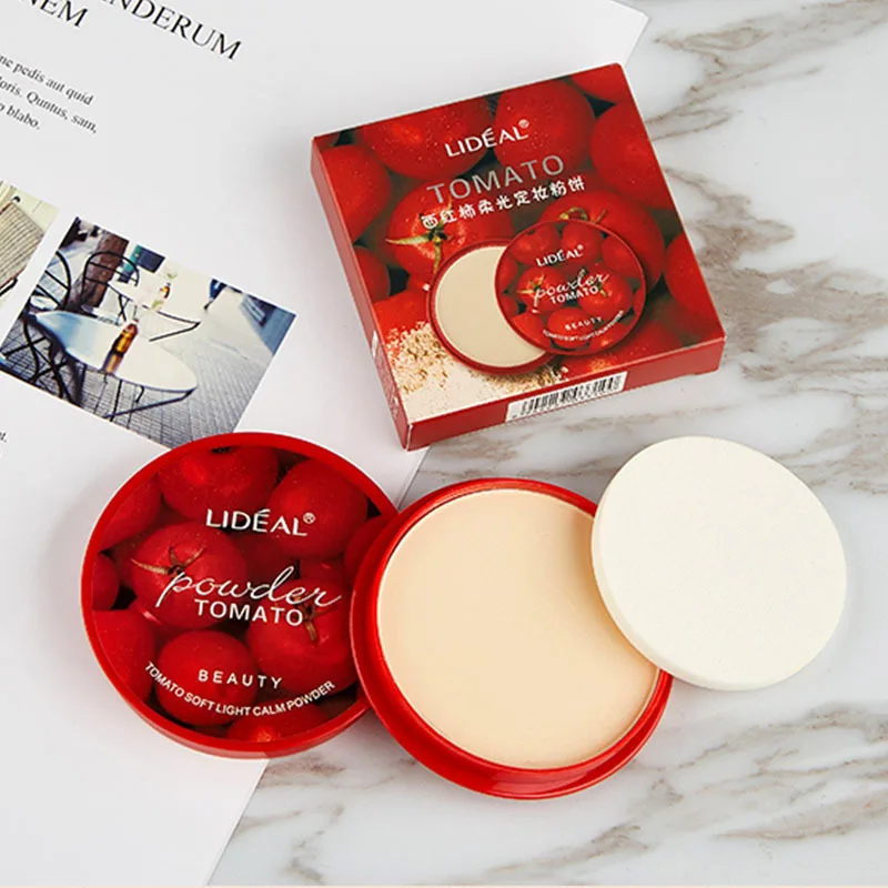 

LPerfectPowder Tomato Soft Light Powder Natural Long-Lasting Oil Control Makeup Concealer Waterproof Sweat Light Dry Powder