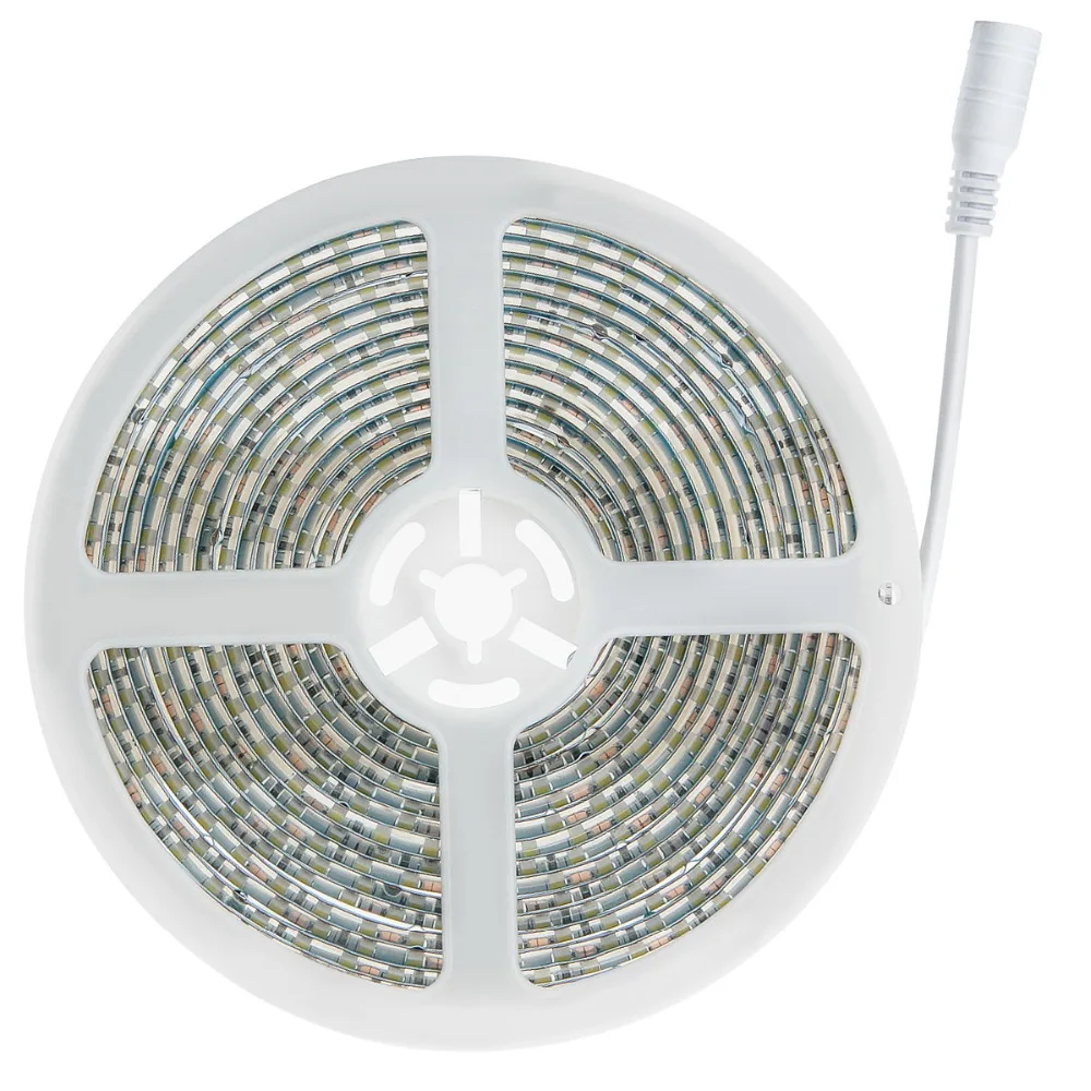 Естесственный Белый светодиодный лент 5 м SMD 2835 120 s/M AC/DC 12V Водонепроницаемый IP65