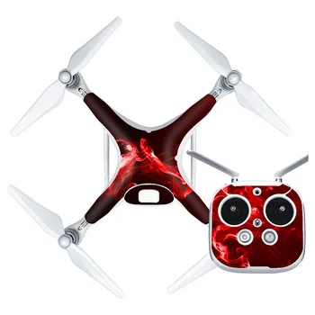 

Phantom 4 drone Sticker Remote control & Battery Sticker Skin Decals For DJI Phantom 4 Drone Accessories
