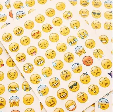 

1 pcs Emoji Smile Face Diary Stickers Post It Kawaii Planner Memo Scrapbooking Sticker Stationery New Child Toy Stickers