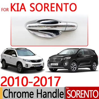 

For KIA Sorento 2013 2015 Chrome Trim Exterior Door Handle Covers 2012 2014 2016 Accessories Stickers Car Styling
