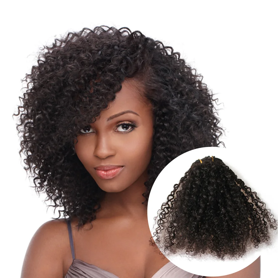 Aliexpress.com : Buy 7A 3B 3C Kinky Curly Clip In Human Hair Extensions