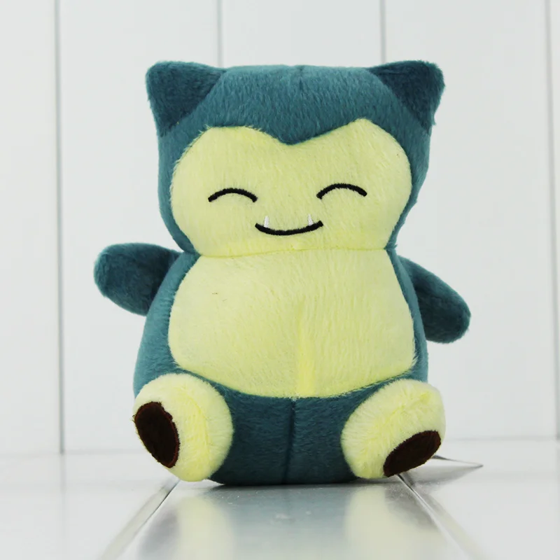 5,5 ''Jigglypuff Charmander Gengar Bulbasaur Dragonite Snorlax Mewtwo Psyduck Lapras Charizard Torchic Groudon плюшевые игрушки куклы - Цвет: Snorlax 14CM