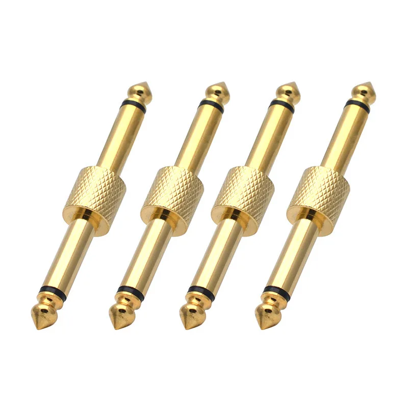 Guitar accessories 4pcs Mosky Guitar Pedal Patch Cable 1/4 Inch For Instrument Audio Connector