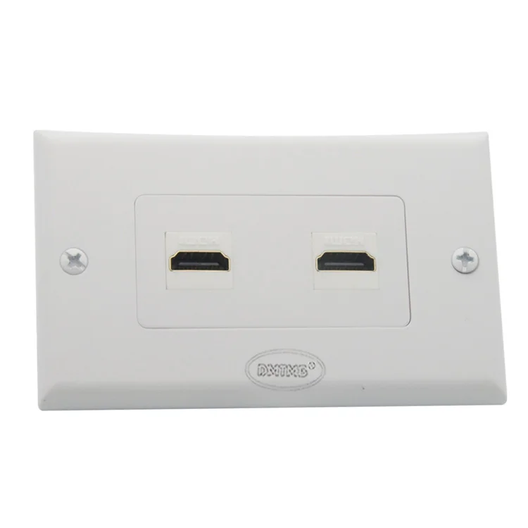 HDMI wall plate 2 X with female to female connector
