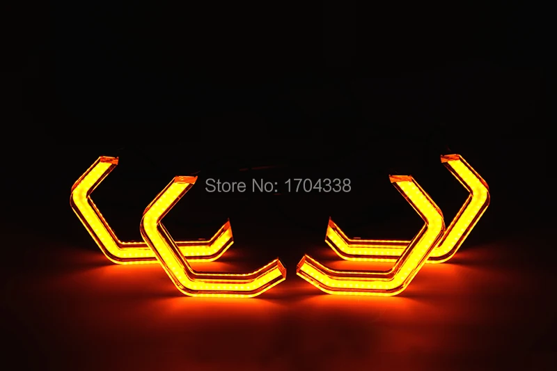 4x 540 SMD Amer White Concept M4 Iconic Style LED Angel Eye комплект для BMW F30 F32 335I F82 F80 M3 фара