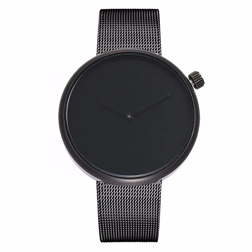 

Fashion Women Stainless Steel Mesh Watch Unique Simple Watches Casual Quartz Watches Drop Shipping Clock
